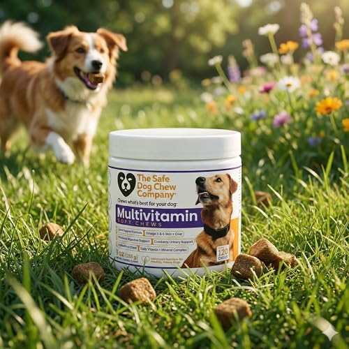 The Safest Dog Multivitamin Soft Chews Chicken Flavor 120 Count