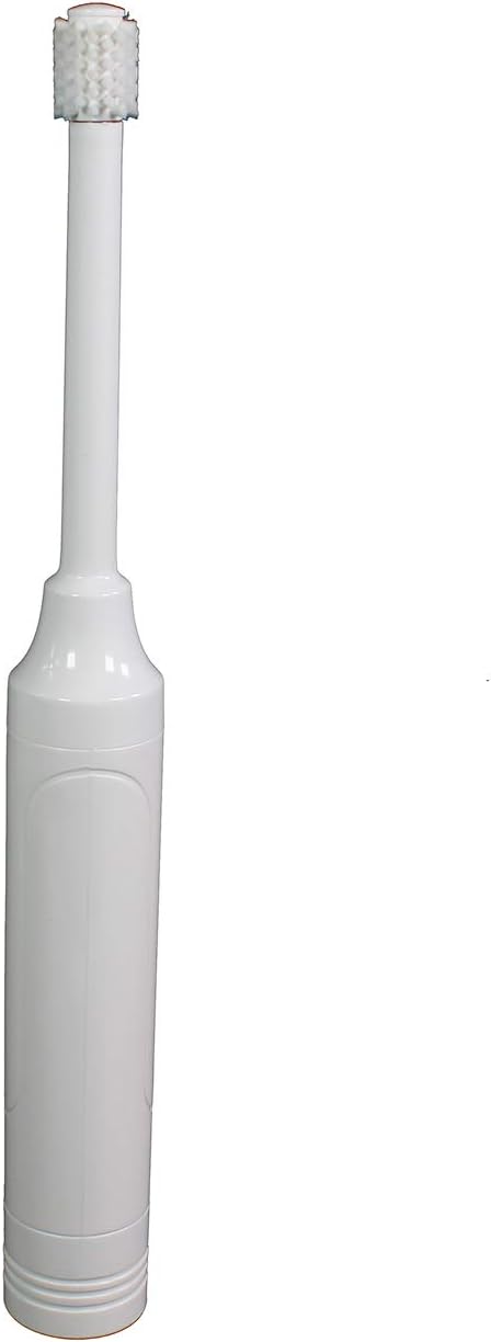 Penn-Plax 360° Electric Pet Toothbrush – Battery Operated (AA) – Super Soft Bristles for Ultimate Comfort – Safe for All Dogs and Cats