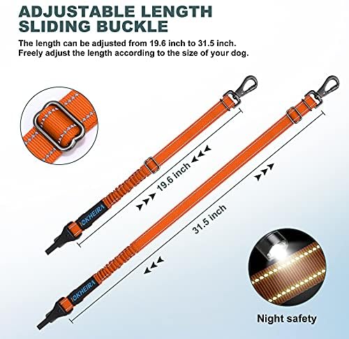 Dog Seat Belt 3-in-1 Car Harness - Orange