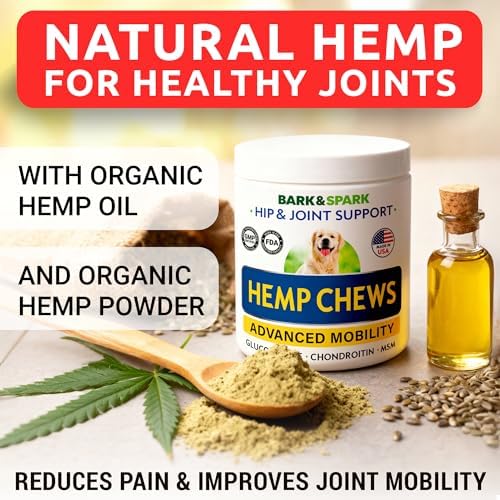 Advanced Joint Hemp Chews for Dogs Mobility - Hip&Joint Pain Relief Treats