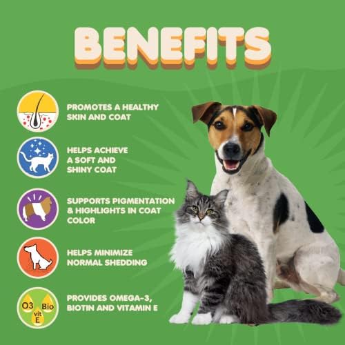 Dog Allergy Relief & Itch Relief Supplement - Omega 3 Fish Oil for Dogs
