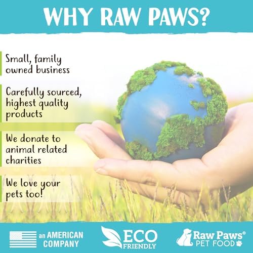 Raw Paws Raw Chicken & Vegetable Recipe Dog & Cat Food, 1-lb Roll (20 Pack)