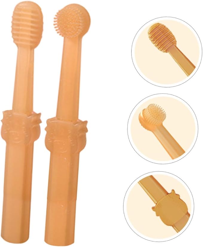 Pet Toothbrush Set for Dogs and Cats Toothbrushes with Box Lightweight and Portable Oral Care Tool for Healthy Teeth and Gums Non-Slip Handle for Comfortable Use