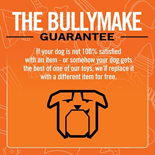 BULLYMAKE Tough Chew Hammer Dog Toy, Durable Nylon, Aggressive Chewers | Dog Chew Toy, Durable Nylon Chews, Aggressive Chewers, Hammer Shape, Interactive Play, Tough Toys for Dogs, Made in USA