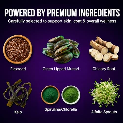 CPN Coat Boost Dog Skin & Coat Supplement Omega 3 Green Lipped Mussel, 5lbs
