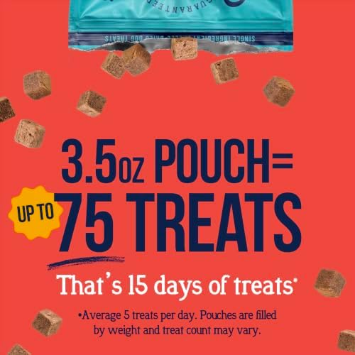 Stewart Freeze Dried Dog Treats, 100% Beef Liver, 3.5 oz Pouch
