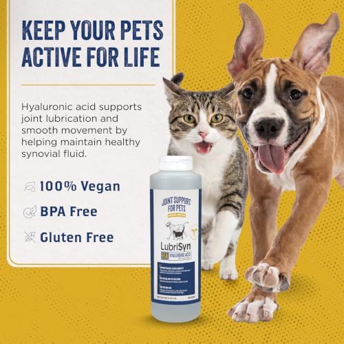 LubriSyn HA Hyaluronic Acid Hip & Joint Supplement for Dogs & Cats, 16 oz