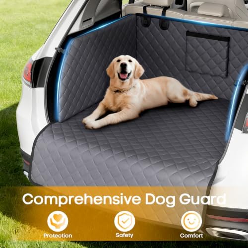 PETICON SUV Cargo Liner - Pet Trunk Cover with Cushioned Sides