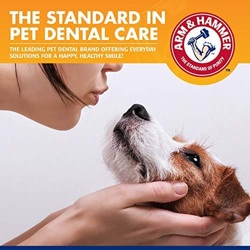 Arm & Hammer Tartar Control Puppy Dental Kit, Vanilla Ginger, 3 Pc, 60-Pack | Includes toothbrush, toothpaste, and finger brush, vanilla ginger flavor, for puppy dental health daily