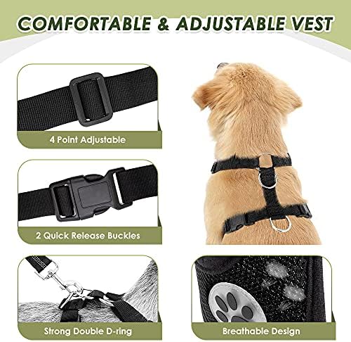 SlowTon Dog Car Seat Belt Harness - R, S