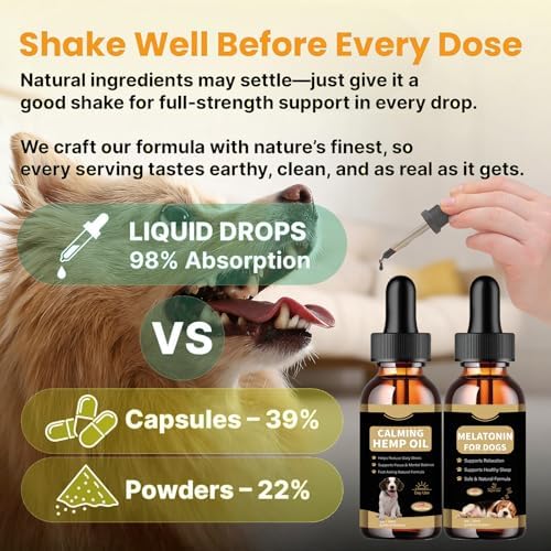 Hemp Oil & Melatonin for Dogs