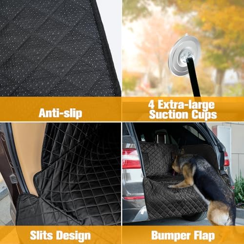 PETICON SUV Cargo Liner - PU Leather, Bumper Flap