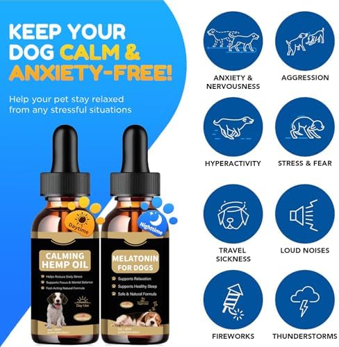 Hemp Oil & Melatonin for Dogs