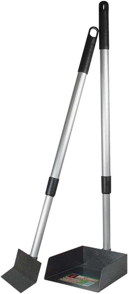 PRECISION PET Little Stinker Heavy Duty Pooper Scoop with Spade -Extendable Handle - 2 Sizes Available, Large