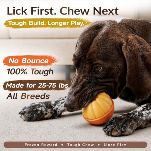 KADTC 2 Pack, 3-in-1 Frozen Treat Dog Toy, Kibble Dispenser Ball, Chew Toy | Two prep-ahead cups skip messy unmolding, swap fast and keep pets focused through grooming, nail trims, crate time and meals.