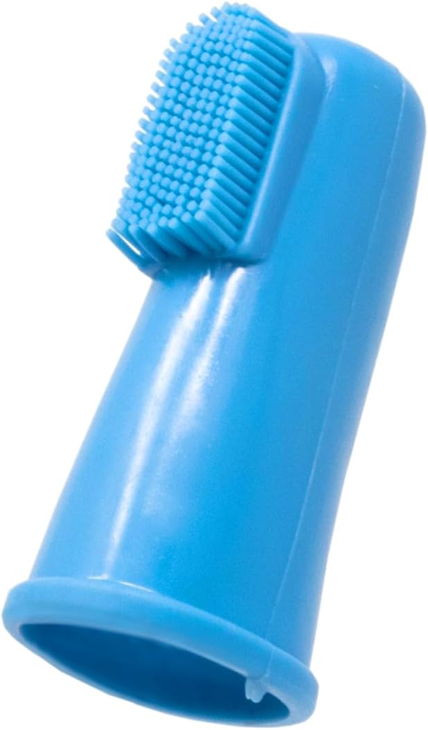 HQ Finger Toothbrush for Pet, Set of 2 Convenient Oral Care for Your Furry Friend's Dental Health, Best Finger Toothbrush for Pets (Blue)