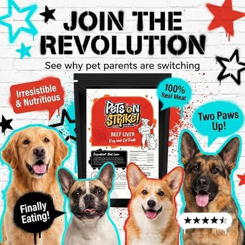 Single Ingredient Freeze Dried Beef Liver Dog Treats, 3oz