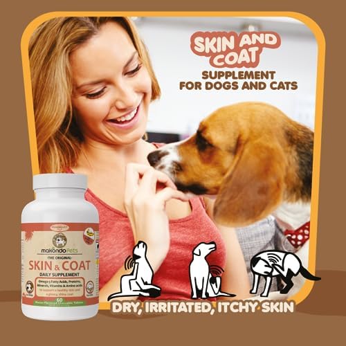 Skin and Coat Supplement with Fish Oil and Omega 3, 60 Tabs