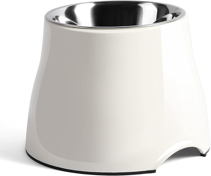 yoken Elevated Dog Bowls,[Prevention of Vertebrae Disease][Super Non-Slip] Dog Bowl with Stainless Steel Bowl,High Capacity,for Large Dogs