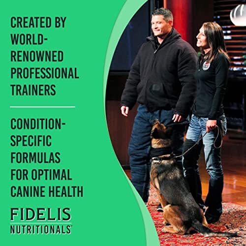 FIDELIS Joint Support Plus+ Hip & Joint Supplement for Dogs, Glucosamine for Dogs, Chondroitin Dog Treats, Vitamin C, Omega Fatty Acid, MSM, Adult, Big & Small, Made in USA, Duck Flavor, 60 Soft Chews