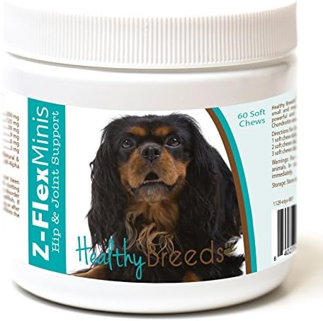 Healthy Breeds English Toy Spaniel Z-Flex Minis Hip and Joint Support Soft Chews 60 Count