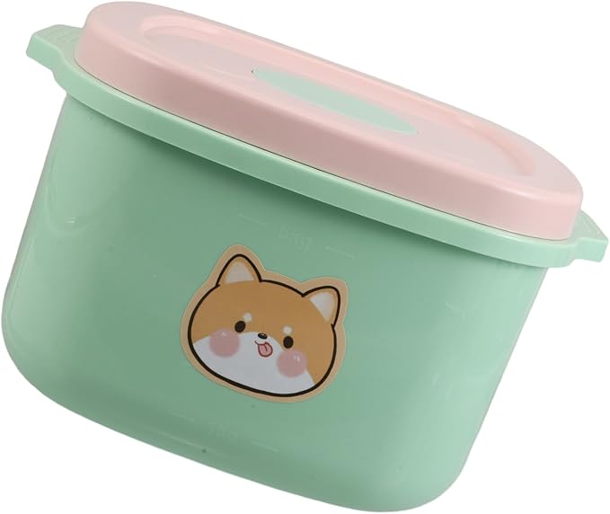 Pet Food Storage Bin Airtight 5l Plastic Container with Lid Vacuum Seal Dustproof Moisture Proof for Dog Cat Food Home Travel Use
