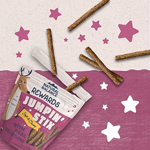 Natural Balance Rewards Jumpin' Stix Dog Treats, Venison, 10 oz