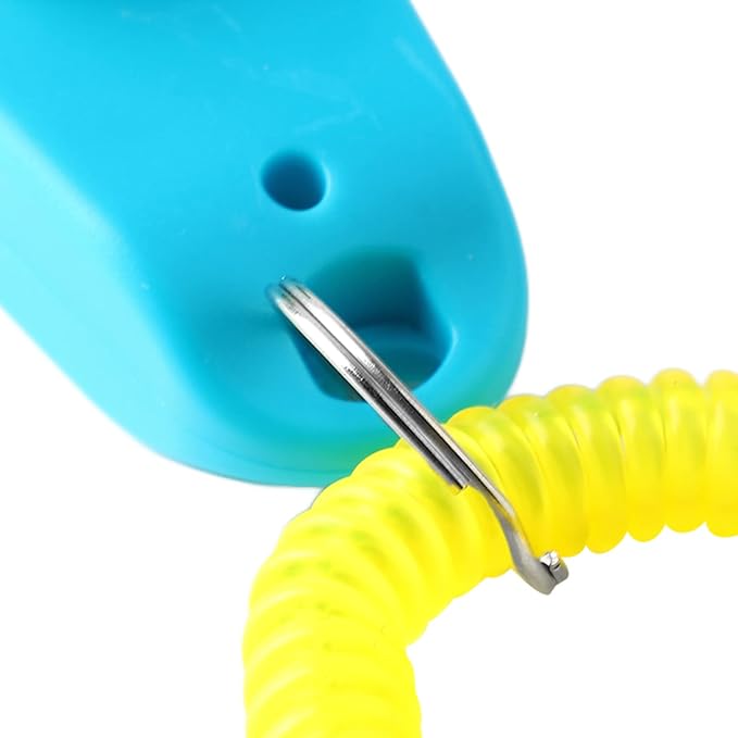 Chrees Dog Training Clicker Ring, Sky Blue
