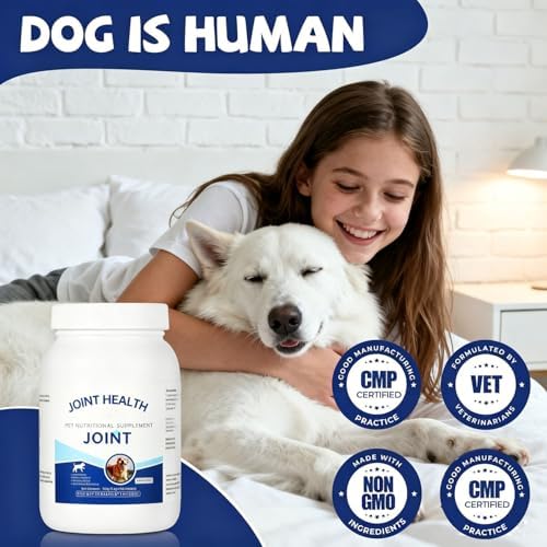 Dog Joint Health Supplement Chews, Glucosamine & Chondroitin for Hip and Joint Support, Chicken Flavor Soft Chews for Dogs, 100 Tablets