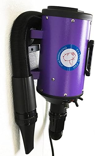 Flying Pig Grooming Flying One Wall Mount Grooming Dryer Kit (Purple)