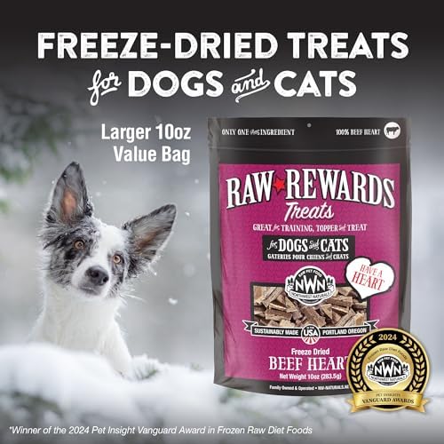 Northwest Naturals Raw Rewards Freeze-Dried Beef Heart Treats - 10oz