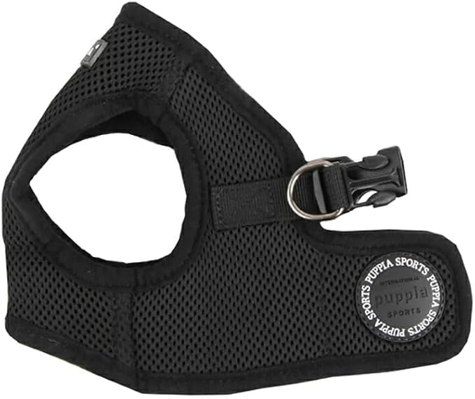 Puppia Soft Vest Dog Harness - Black - X-Large