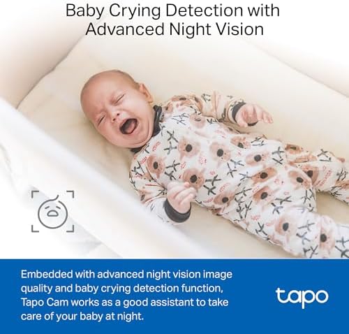 Tapo 1080P Indoor Security Camera, Baby Monitor, Dog Camera, C101(4-Pack)