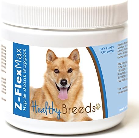 Healthy Breeds Finnish Spitz Z-Flex Max Hip and Joint Soft Chews 50 Count