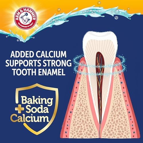 Arm & Hammer Complete Care Puppy Dental Kit, Peanut Butter Flavor, 2.5 Oz | Enzymatic baking soda formula, fluoride-free, peanut butter flavor, toothbrush and microfiber brush included