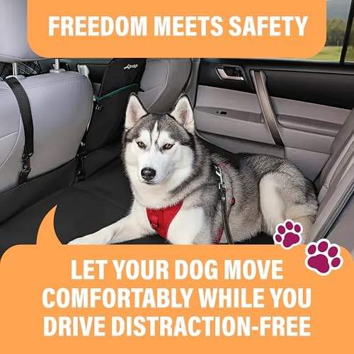 Active Pets Dog Seatbelt - Adjustable Safety Harness
