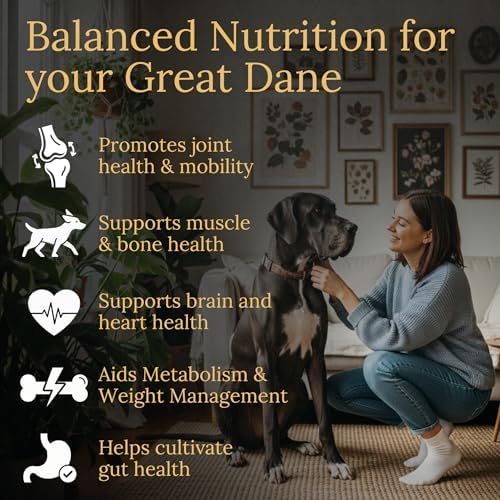 Multivitamins, Balanced Nutrition for Your Great Dane, 90 Count, Made in the USA with Real Bacon