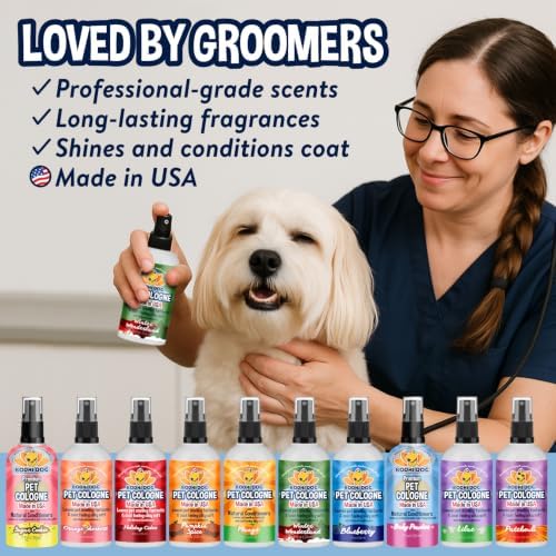 Bodhi Dog Premium Dog Cologne - Deodorizing Dog Perfume & Conditioner for Dogs & Cats - Natural Long Lasting Spray for Pets - Gentle & Safe Formula, Made in USA (Winter Wonderland 4 Fl Oz)