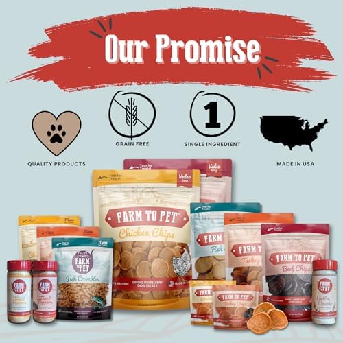 Farm To Pet - Dog Food Topper - 4.7 oz Fish Meal Toppers for Dogs, Single Ingredient, Lean, All Natural, Healthy Food for Small, Medium, Large Breeds, & Puppies - Made in USA