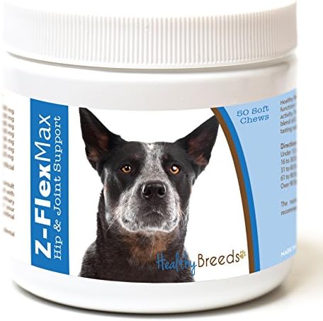 Healthy Breeds Australian Cattle Dog Z-Flex Max Hip and Joint Soft Chews 50 Count