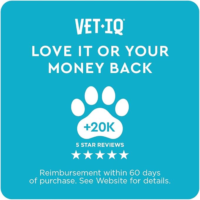VetIQ Glucosamine Hip & Joint Supplement for Dogs, 60 Soft Chews, Joint Support Supplement with MSM and Krill, Dog Health Supplies Large & Small Breed, Chicken Flavored Chewables | Supports mobility for large & small breeds; glucosamine, MSM & krill oi...