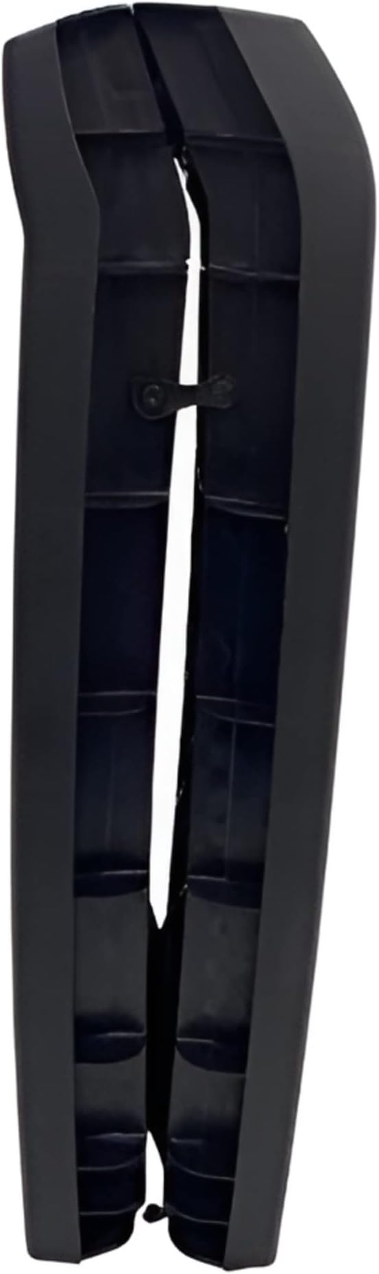 HugglePets Dog Pet Ramp - Plastic Folding Bi Lightweight Strong Car/Van Travel (Black With No Matting)