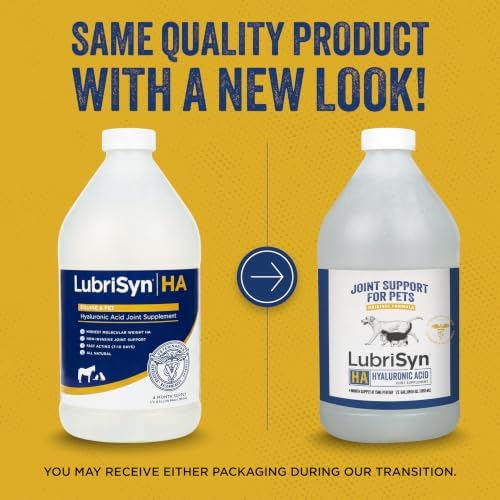 LubriSyn HA Hyaluronic Acid Hip & Joint Supplement for Dogs & Cats, 64 oz