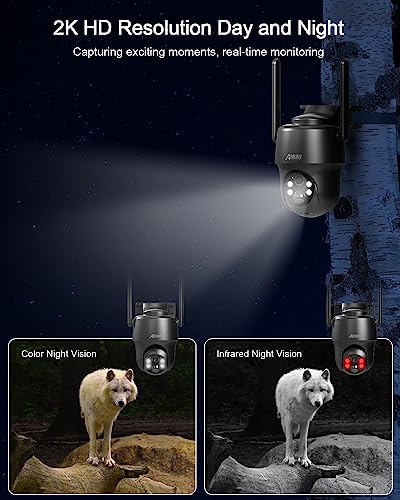 ANRAN 4G LTE Cellular Solar Security Camera Wireless Outdoor,No WiFi