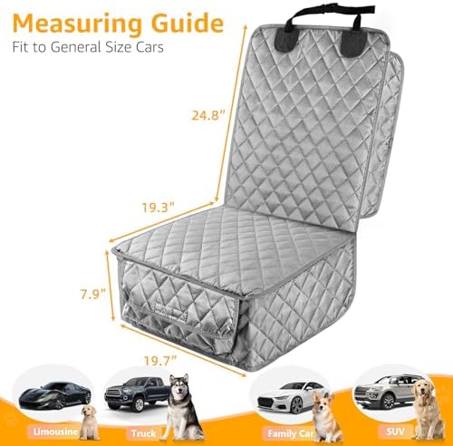 PETICON Waterproof Front Seat Car Cover - Full Protection