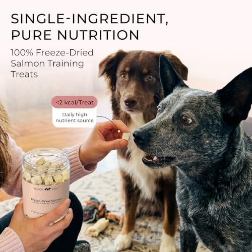 BLACK FOX Freeze-Dried Salmon Treats for Dogs & Cats - 280ct, 4oz