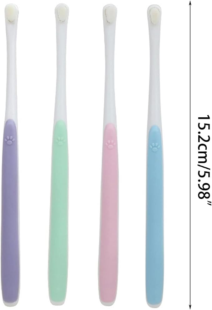 Soft Tooth Brush Small-Head Cleaning Pet Toothbrush Remove Bad Breath Tooth Brush Dog Care Mouth Clean Pet Cleaning Tool