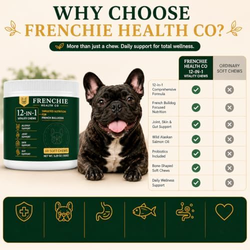 Frenchie Health Co 12-in-1 Daily Health Chews