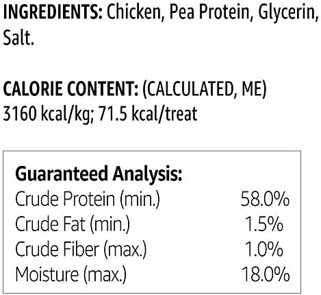 Amazon Brand - Solimo Chicken Jerky Dog Treats, 2 pounds (Packaging May