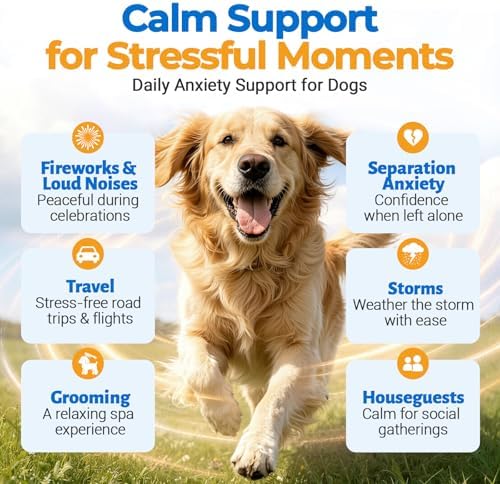 Calming Chews for Dogs with Melatonin and L-Theanine, 120-Pack, 120 Count